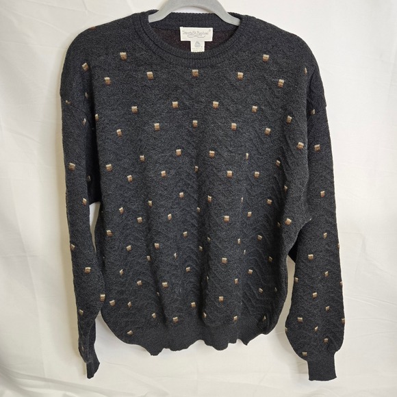 Vintage Tricots St. Raphael Pure New Merino Wool Sweater, Men's Size XL - Picture 1 of 9